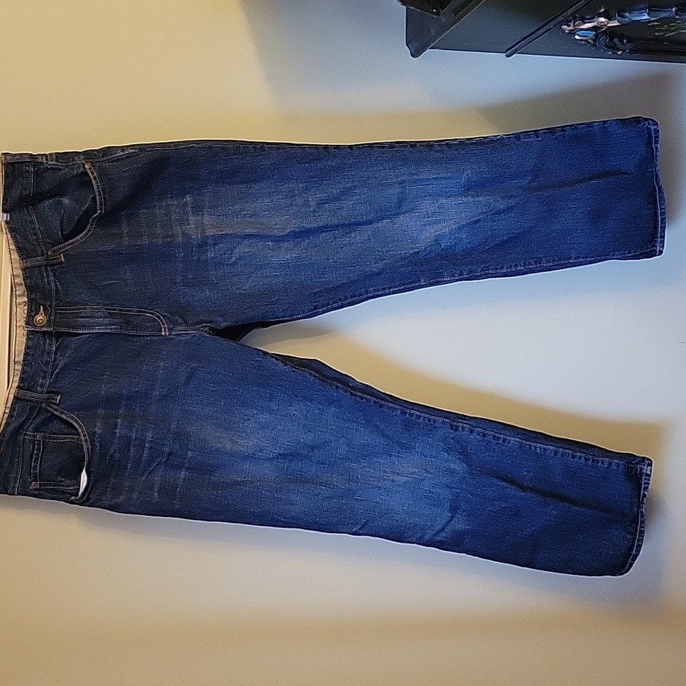 Sonoma Life+Style Mens Distressed Blue Denim Jeans Vintage Never Worn Waist 42